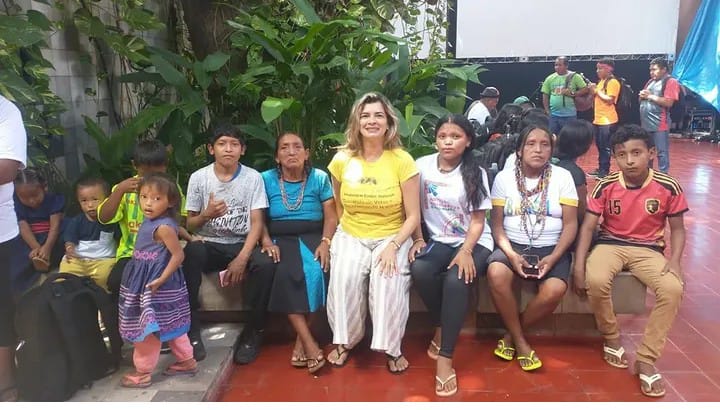 Encontro com comunidade indígena